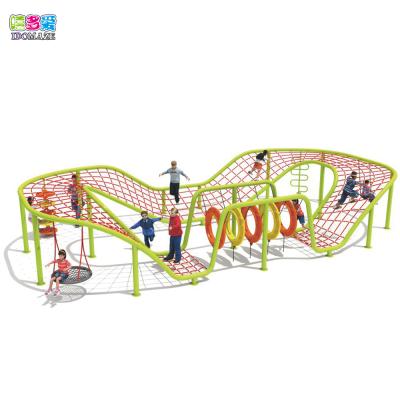 China Plastic Kindergarten Outdoor Kids Playground Climbing Structure Equipment For Children for sale