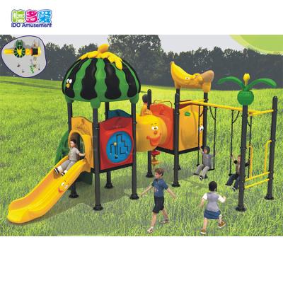 China Plastic Playground Kids Play Games Playground Swing Slides , Kids Garden Outdoor Swing Playground Equipment for sale