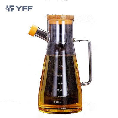 China Logo Salad Dressing Dispenser Bottle Kitchen Glass Oil Bottle Bulk Oil Dispenser Can Be Customized Freshness Preservation Olive for sale