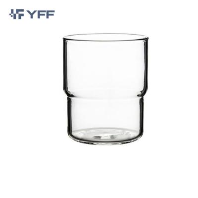 China High Borosilicate Clear Fashion Ins. Foam Mug Beer/Juice/Coffee Glass Single Wall Mug for sale