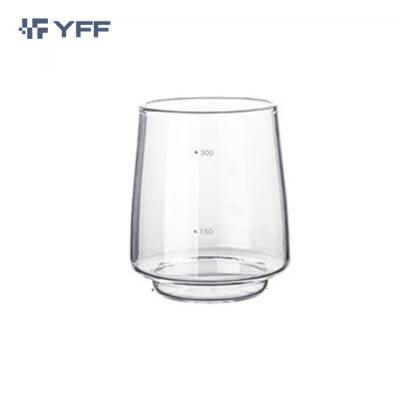 China Large Viable Milk With Handle Cup Breakfast Cup Idea Oatmeal Fruit Salad Bloated Belly Glass Mug Thickened Section for sale