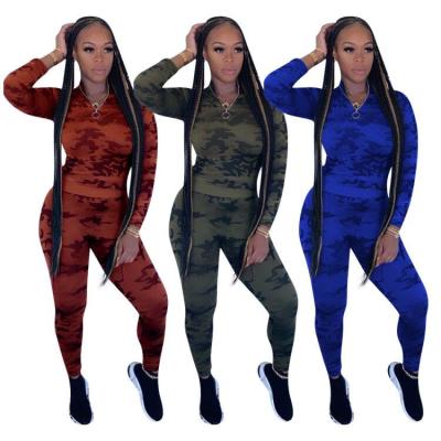 China OEM MD-20901095 Madame Outfit Long Sleeve Breathable Sportswear Bodycon Plus Size Autumn Women Sweat Suits Two Piece Set for sale