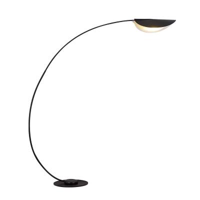 China Nordic minimalist black bedroom living room kitchen/meeting/bedroom/living/bar/hotel creative designer floor lamp fishing vertical lamp for sale