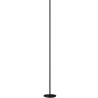 China Kitchen/Meeting/Bedroom/Living/Bar/Hotel/Modern Line Black Aluminum Single Floor Lamp Lobby/Staircase Hotel Guest Room Household LED Floor Lamp for sale