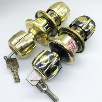 China Solid Wood Doors / Steel Doors Factory Price Top Security Room 5886 Cylindrical Knob Door Lock for sale