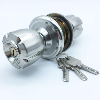 China Easy installation hot sale stainless steel zinc alloy aluminum alloy civil part anti theft button lockset for sale