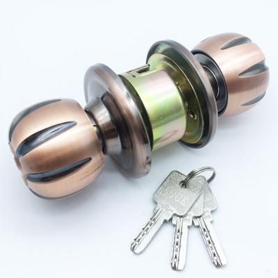 China Solid Wood Doors/High Security Doors China Supply Grade Steel Commercial Door Handle Aluminum Alloy Bedroom Door Knob Lock for sale