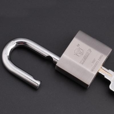 China Good Prices OEM Stainless Steel Padlock Rustproof Waterproof Padlock For Outdoor Lock for sale