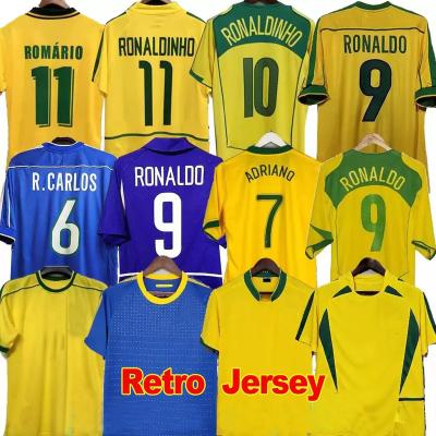 China Shirts & Retro Ronaldo 9 Jersey Thailand Ronaldo 11 Soccer Jersey Football Tops for sale