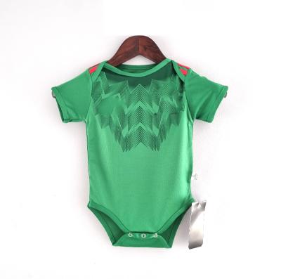 China Shirts & Complete New Season Cute Baby Romper Football Wear For Infant Baby Pink Soccer Jersey Uniform 2223 for sale