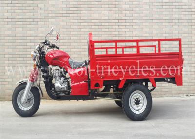 China Frame Three Wheel Cargo Box Trike 160MM Ground Clearance With 12L Fuel Tank for sale