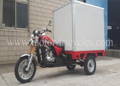 China 5 Speed Three Wheel Cargo Motorcycle With Manul Clutch Electrical Kick for sale