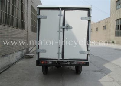 China Shaft Drive 5 Speed Three Wheel Cargo Motorcycle , Covered Motorcycle Three Wheel for sale