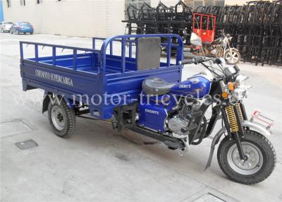 China Drum Brake Tricycle 3 Wheel Motorcycle , Motorized Cargo Trike 80 km / h Max Speed for sale