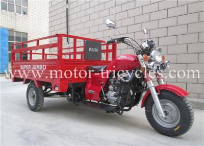 China Gas Petrol 150CC Motor Tricycle Motorcycle Reverse Trike >30 ° Climbing Capacity for sale