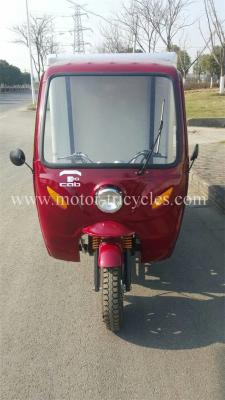 China 163FML Engine Adult 3 Wheel Covered Motorcycle Commercial Tricycles OEM for sale