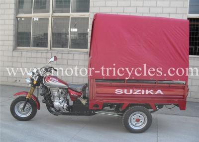 China Cabin Seats Cargo / Passenger Motor Tricycle Single Exhaust With 12L Fuel Tank for sale