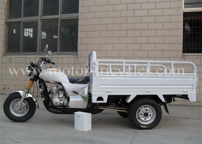 China Gas / Petrol Motorized Cargo Trike 3 Wheeler Motorcycle 160mm Ground Clearance for sale