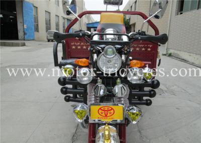 China Air Cooled Gasoline Tricycle Three Wheel Motorbikes ISO9000 CCC Certification for sale