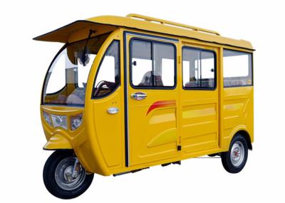 China Passenger Auto Rickshaw Tuk Gasoline Tricycle 200cc Displacement for sale