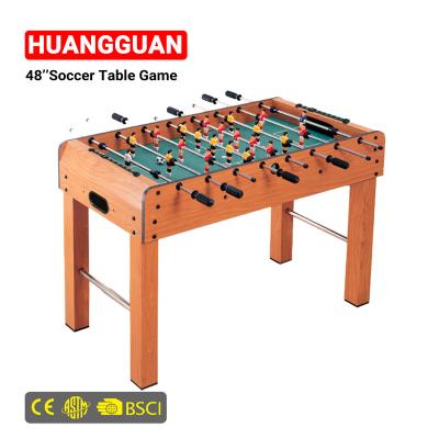 China 5 players cue*2 Huangguan 48 inch professional soccer table for Aldult games and game night soccer party RTS standard pool table for sale for sale