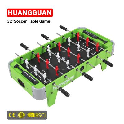 China Wooden Football Table Game Huangguan 32 Inch Foosball Game Table Factory Wholesale Soccer Table For Christmas Gift Football Player Table for sale