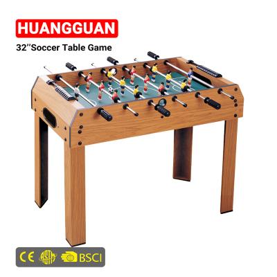 China Family/Schools Huangguan Factory Wholesale High Quality 32 Inch Football Table For Family Game Foosball Table Game For Sale for sale