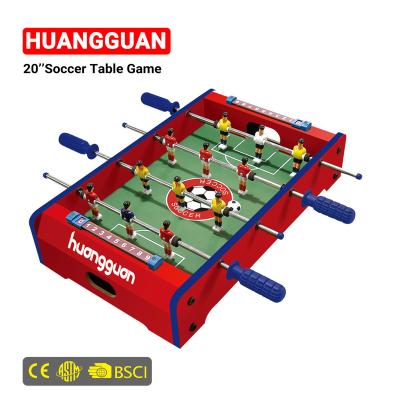 China 3 players cue*4 Huangguan 20 Inch Football Table Factory Wholesale For Adult Mini Professional Foosball Game For Sale for sale