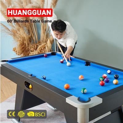 China Huangguan Home Billiards 60 Inch Indoor Billiards Billiards Pool Table Table Billiards Professional Games For Adult Tiktok for sale