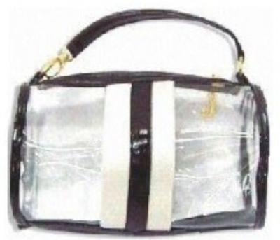 China clear PVC cosmetic luggage for sale