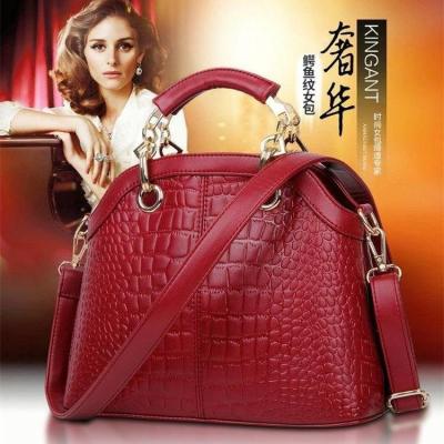 China Fashion PU leather women tote handbag--sell in  à venda