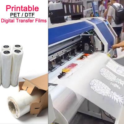 China DTF Printable PET Heat Transfer Film Roll-A3-A4 Packed for Ink Printer Directly used Matt Style Hot and Cold Pearling à venda