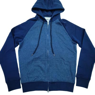 China OEM high quality anti-shrink haogies hoodie custom for men brown hoodie full zipper jacket for sale