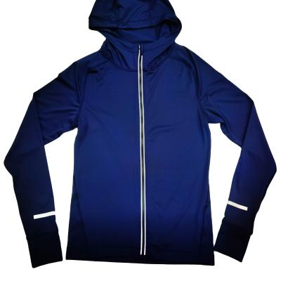 China Sports Men's Sports Zipper Coat Quick Dry Long Sleeve Jacket Running Suit Quick Dry Hooded Fitness Wear for sale