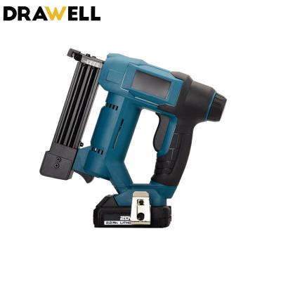 China Cordless Drawell 20V 2000 mAh 45W Lithium Battery Nail Gun 265mm *207mm for sale