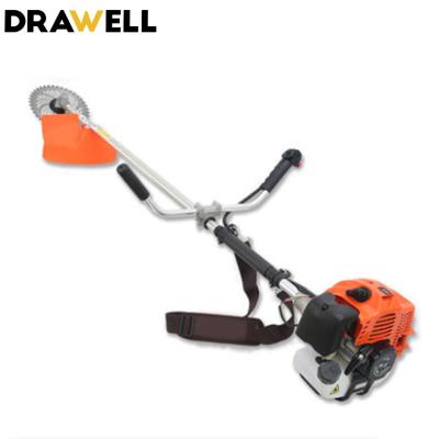 China 4-Stroke Drawell 1.6M Hard Shaft U Handle 31CC 1.76Hp Gas Air Cooled Lawn Mowers for sale