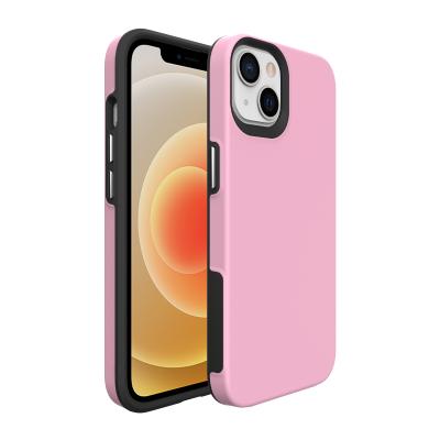 China New Color TPU Anti-drop Anti-scratch Back Cover Cell Phone Protective Case Pink For iPhone 13 Case for sale