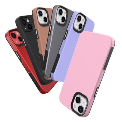 China new product 6 Colors Pure TPU Anti-drop Back Cover Cell Phone Protective Case For iPhone 13 for sale