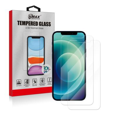 China Anti-scratch 2 Pack 2.5D High Clear Tempered Glass Mobile Phone Screen Protector Film For iPhone 12 /12pro /12Pro Max for sale