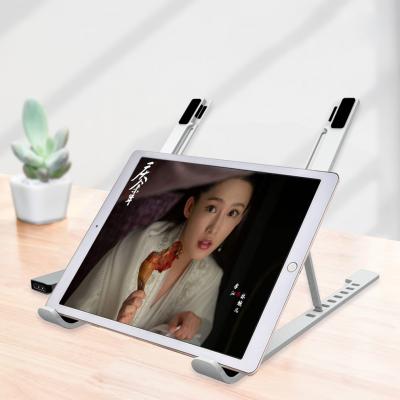 China (Size) 2020 Hot Selling Ergonomic Adjustable Aluminum Laptop Stand Ergonomic Aluminum Folding Notebook for sale