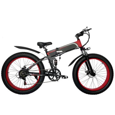 China Wholesale 500W Aluminum Alloy Automatic Folding Electric Bicycle With Protection Circuit Blackout Breaking 5 Levers LCD Display for sale