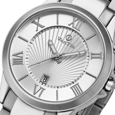 China Automatic date hot sale ladies watch quartz waterproof women's watch fashion atmosphere simple temperament for sale