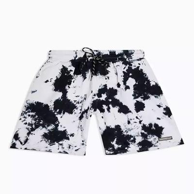 China new Anti-wrinkle fashion factory make wholesale custom gym mens jogger beach dye tie summer shorts for sale