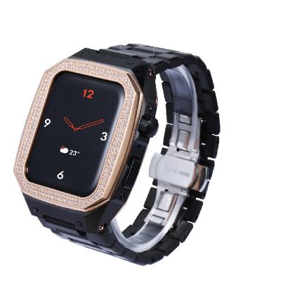 China Luxury brand metal watch case iwatch stainless steel brand watch case for sale