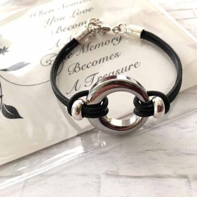 China Fashionable Stainless Steel Cremation Urn Bracelet Memorial Urn Bracelet Keepsake Bracelet +Free Sufficiency Kit for sale