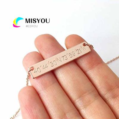 China Custom Written Stainless Steel Fashion Jewelry Punk Men And Women Pendant Necklaces for sale