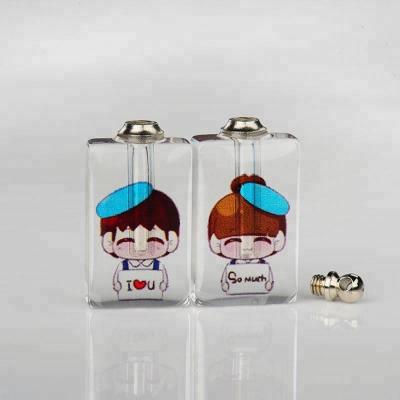 China Creative Incineration Trendy Jewelry Stainless Steel Can Open Mini Perfume Bottle Women Men Glass Necklace for sale