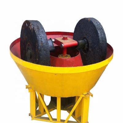 China Gold mine mill; Gold Refining Hot Selling Small Automatic Mining Equipment Gold Miner Spiral Wheel Filtering Machine Wet Pan Mill For Sale for sale