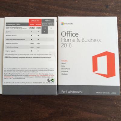 China Microsoft Office 2016 Pro Professional Plus , Windows Office Pro For Laptop PC for sale