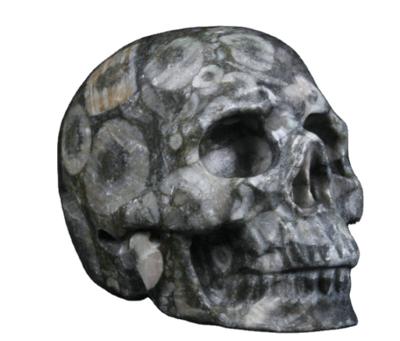 China China 2.0 Inch Criniod Skulls Healing Stones Crystals Trophy For Sale Skulls Carving Healing Stone Halloween for sale